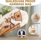 VOK 8 Gallon Trash Bags with Capybara Printed, Drawstring Medium Garbage Bags - Image 5