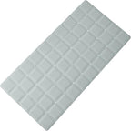 Foldable Silicone Bathtub Mat: Jumbo Size Heavy Duty Safety Bath Mat by Webos