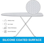 Dalykate Ironing Board Cover and Pad, Thick Padding, Elastic Edge, Scorch & - Image 5