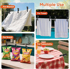 10 Pack Metal Beach Towel Clips, Large Beach Chair Clips - Image 7