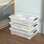 Rosebloom 40 Quart Plastic Under Bed Storage Bins - Image 4