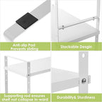 Expandable Cabinet Shelf Organizer Rack, Stackable Kitchen Counter Storage - Image 7