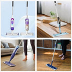 10 Pcs Reusable Mop Pads, 16.5 Inch Microfiber Wet Dry Floor Clean Mop Pad - Image 6
