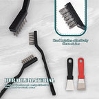 48 Pcs Mini Stainless Steel Wire Brush Set, Wire Scratch Brush - Image 7