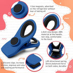 12 Pack Chip Clips, Colorful Magnetic Clip, Plastic Bag Clips - Image 2