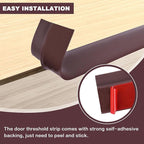 Vinyl Door Threshold Flooring Transition Strip Self Adhesive Carpet Edging Strip - Image 3