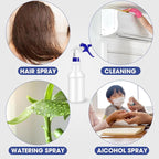 Eccliy 12 Pcs 16 Oz Plastic Spray Bottle, Adjustable Empty Reusable Sprayer - Image 6