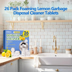 Garbage Disposal Cleaner Deodorizer Tablets 26Pack, XL Powerful Foaming Kitchen - Image 6