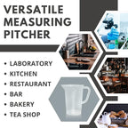 Plastic Graduated Measuring and Mixing Pitcher - 1000ml Plastic Graduated - Image 7