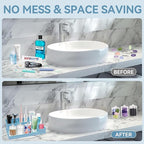 Silicone Multifunctional Bathroom Organizer Countertop, 7Compartment Silicone - Image 7