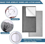 SEVENWELL Silver Polishing Cloth, Jewelry Cleaner Cloth - Image 3
