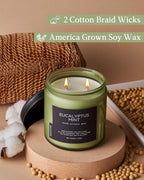 M&SENSE Eucalyptus & Mint Soy Candles - Image 3