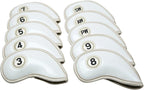 HISTAR 10pcs Crystal Pu Leather Golf Iron Head Covers Set Iron Club Headcover - Image 2