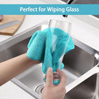 HOMEXCEL Microfiber Cleaning Cloth, 50 Pack Cleaning Rags, Cleaning Towels - Image 5