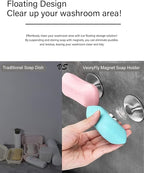 2Pcs Magnetic Soap Savers for Bar Soap, Stainless Steel Soap Holder for Shower - Image 6