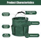 Qivine 17L Cleaning Caddy with Handle, Cleaning Supply Caddy Foldable Cleaning - Image 4
