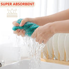 Homaxy 100% Cotton Waffle Weave Kitchen Dish Towels, Ultra Soft Absorbent Quick - Image 3