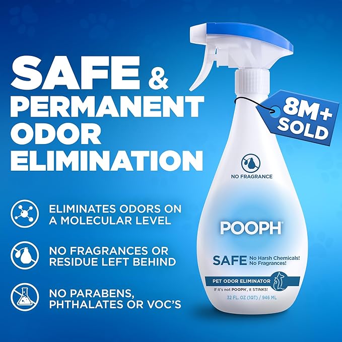 POOPH® Pet Odor Eliminator – 32 fl oz Bottle – Organic, NO Fragrances, NO Harsh - Image 2