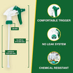 Heluva Green Spray Bottle Nozzle Replacement, Bottle Tops Only - Image 2