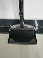 JEHONN Broom and Dust Pan, 54.3 inches Long Handle Swivel Brush, Upright - Image 11