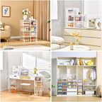 10 Pack Closet Organizers and Storage, Clothes Organizers and Storage, Plastic - Image 9