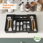 Lifewit Silverware Drawer Organizer, Expandable Utensil Organizer - Image 7