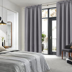 DWCN Grey Blackout Curtains for Bedroom, Thermal Insulated Energy Saving Room - Image 2