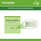 Responsible Products Kitchen Bin Liners, Certified Compostable, Heavy Duty - Image 4