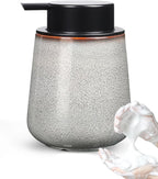 INGOFIN Ceramic Foaming Soap Dispenser -12oz Foam Hand Soap Dispenser Bathroom by INGOFIN