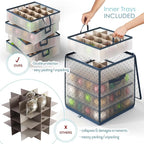 Hearth & Harbor Christmas Ornament Storage Box - Image 3