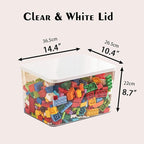 Clear plastic storage bins - Image 5