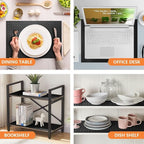 Black Shelf Liners for Kitchen Cabinets Refrigerator Liners Waterproof & - Image 2