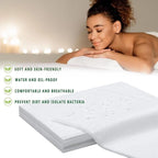 100 Pcs Disposable Bed Sheets 31" x 71" Massage Table Sheets Non Woven Fabric - Image 2