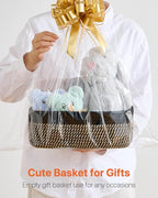 Small Woven Basket, Storage Basket - Image 7