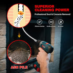 39 Feet Chimney Sweep Kit, Chrome Button Locking System, Chimney Cleaning Kit - Image 2