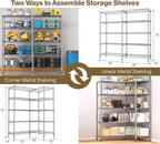 Himimi Storage Shelves-5 Tier Heavy Duty Wire Shelving Unit - Image 2