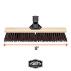 SWOPT 18" Premium Rough Surface Push Broom Head - Image 6
