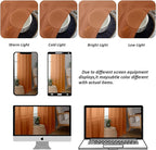 Chyhomenyc Orange Sheer Curtains 78 Inches Long 2 Panels Set - Image 4