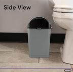Superio Small 2.5 Gallon Plastic Trash Can - Image 6