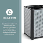 Safco Evos Steel Trash Can, 38 Gallons, Indoor and Outdoor Use, Commercial - Image 3