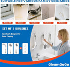 3 Pack Scrub Brush Set – Heavy-Duty Scrub Brushes - Image 8
