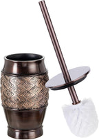 Creative Scents Dublin Brown Toilet Brush Set by CreativeScents