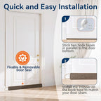 Door Draft Stopper for Bottom of Door, 36’’ Heavy Duty Under Door Draft Blocker - Image 5