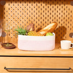 Small Storage Baskets for Organizing | Closet Organizer Bins | Shelf Toy Basket - Image 5