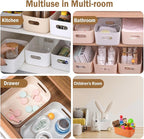 COVRA 2-Pack Plastic Storage Bins, Small Storage Baskets, Organizers - Image 6