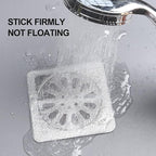 60PCS Disposable Shower Drain Cover Hair Catcher Shower Drain Mesh Stickers - Image 6