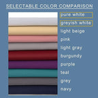 Pickluc Burgundy Cafe Curtain 36 Inches Length, Rod Pocket Small Kitchen Curtain - Image 6
