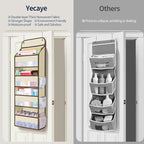 Yecaye Over The Door Organizer, Heavy Duty Hanging Organizers and Storage - Image 6