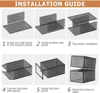 10 Pack Thicken Shoe Organizer Stackable, Upgraded Sturdy Shoe Storage Box - Image 6