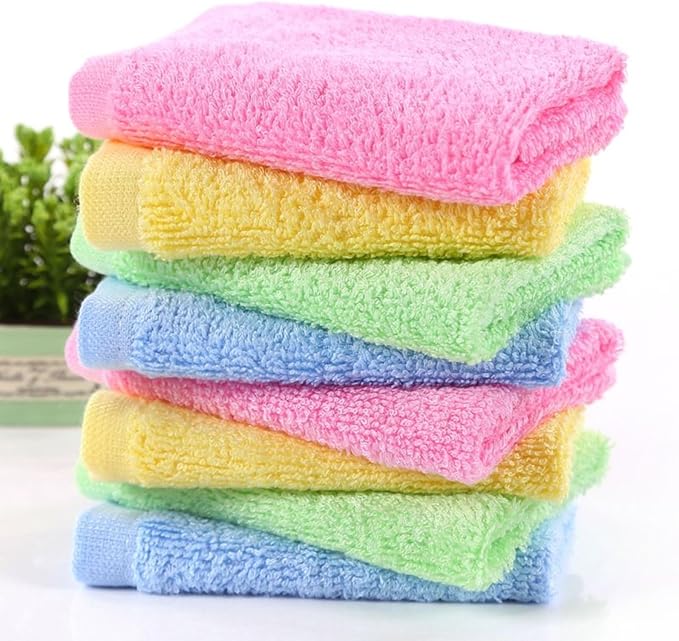 Bamboo Microfiber Cleaning Cloth-8Pcs Kitchen Wash Cloths, Wood Fiber Window - Image 6